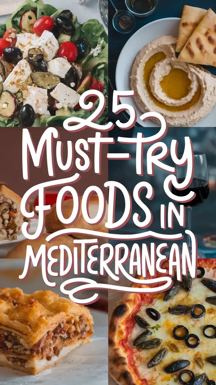 25 Must-Try Foods in the Mediterranean while on a cruise