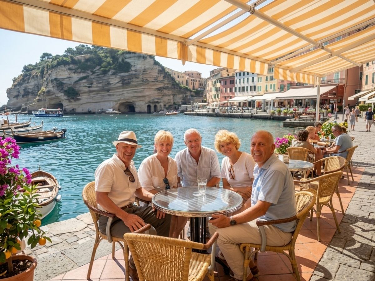Cruise passengers in Bonifacio, Corsica