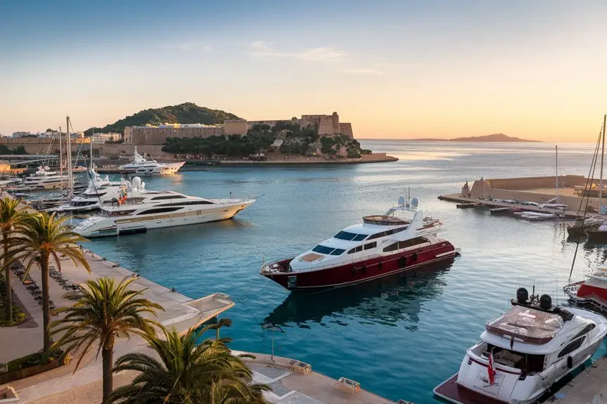 ibiza s vibrant harbor scene