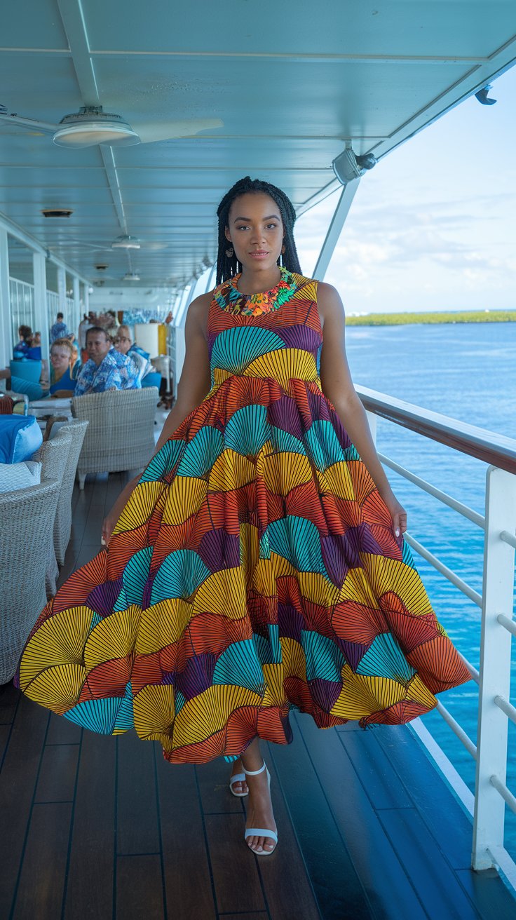 Caribbean cruise outfit ideas for Black women