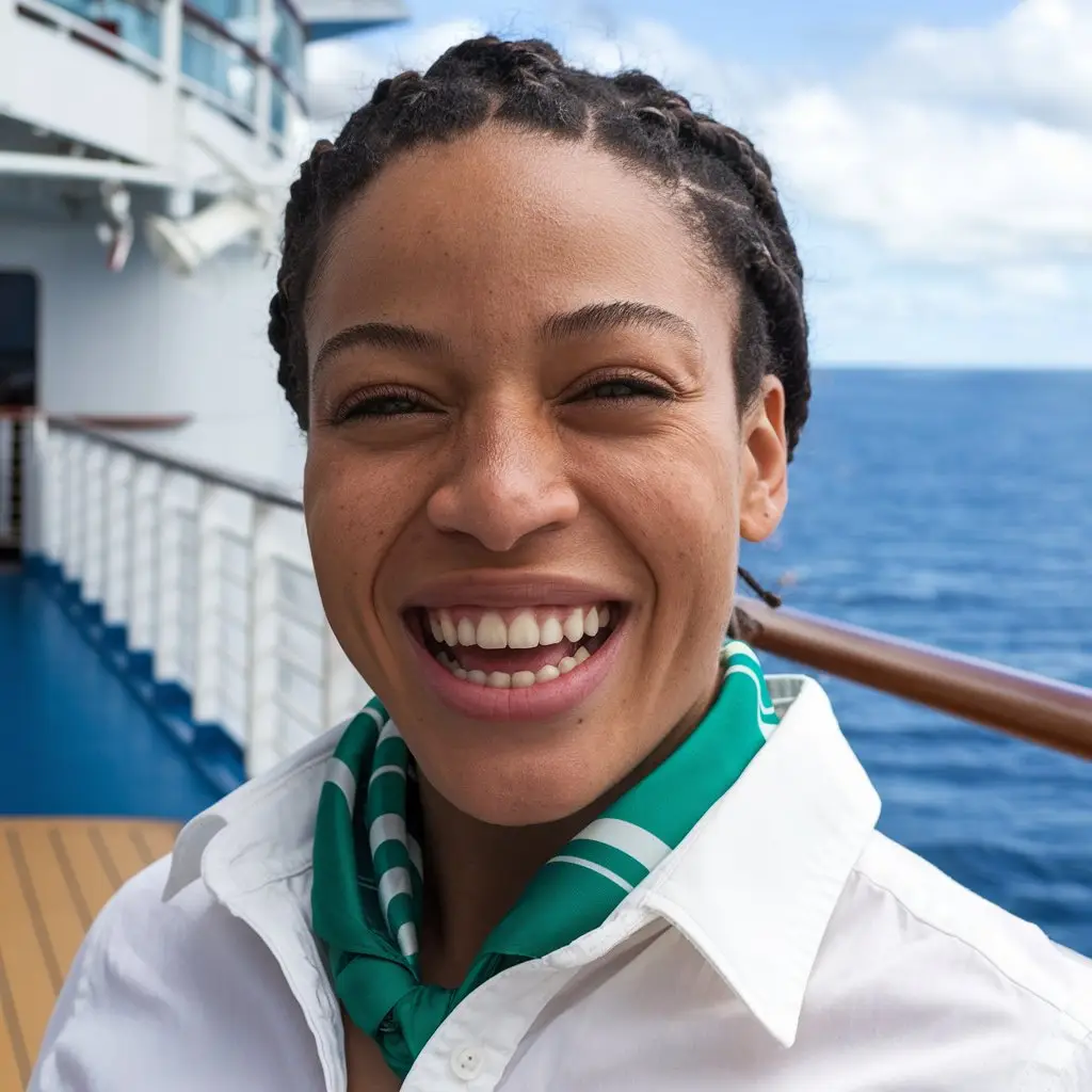 Sofia Martinez on a cruise ship