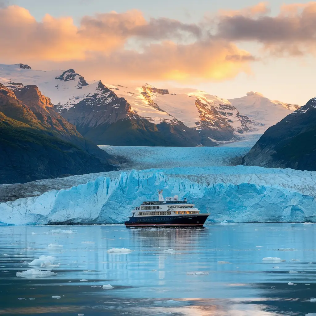 breathtaking glacial scenery awaits