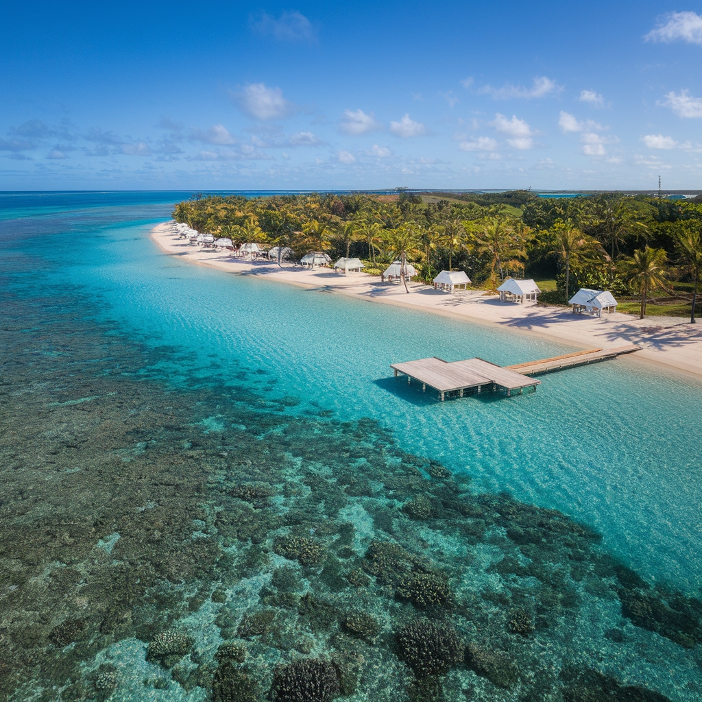 stunning tropical island paradise