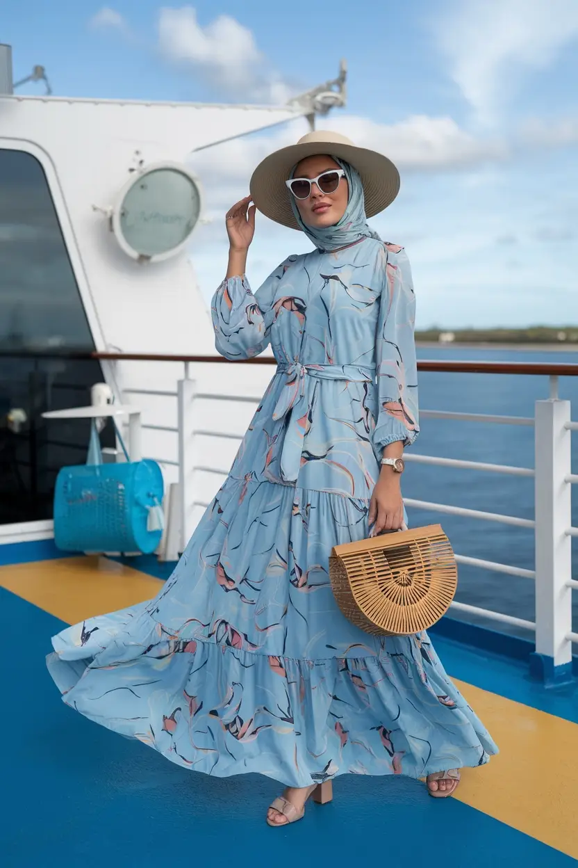 stylish hijab cruise attire