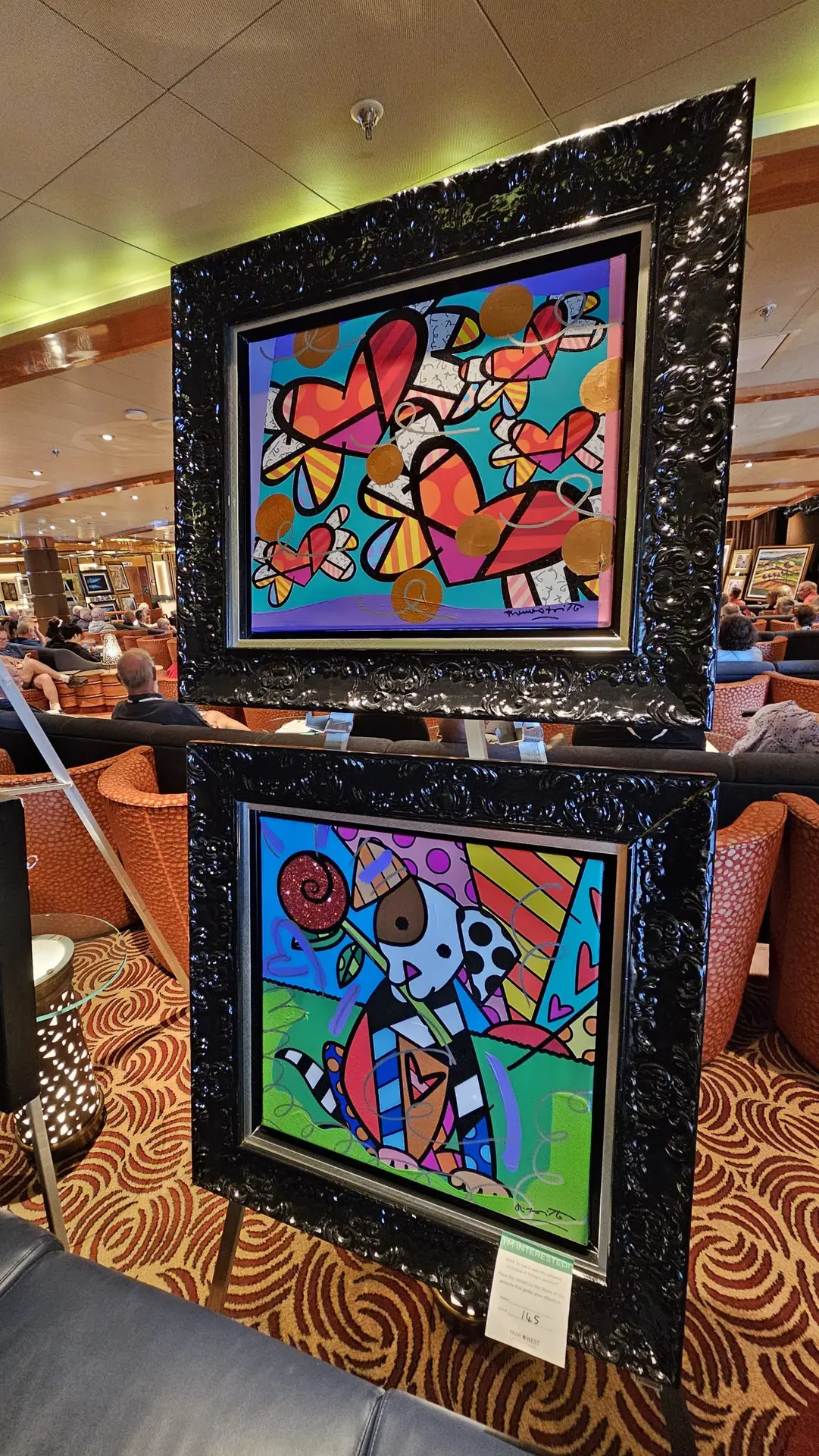 Art Works For Sale at the Royal Princess Art Auction