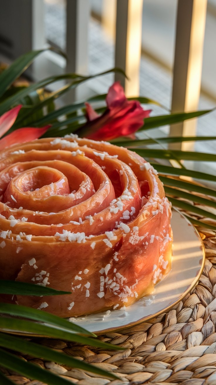 Rum cake and guava duff Bahamian desserts from a bakery near Nassau cruise port