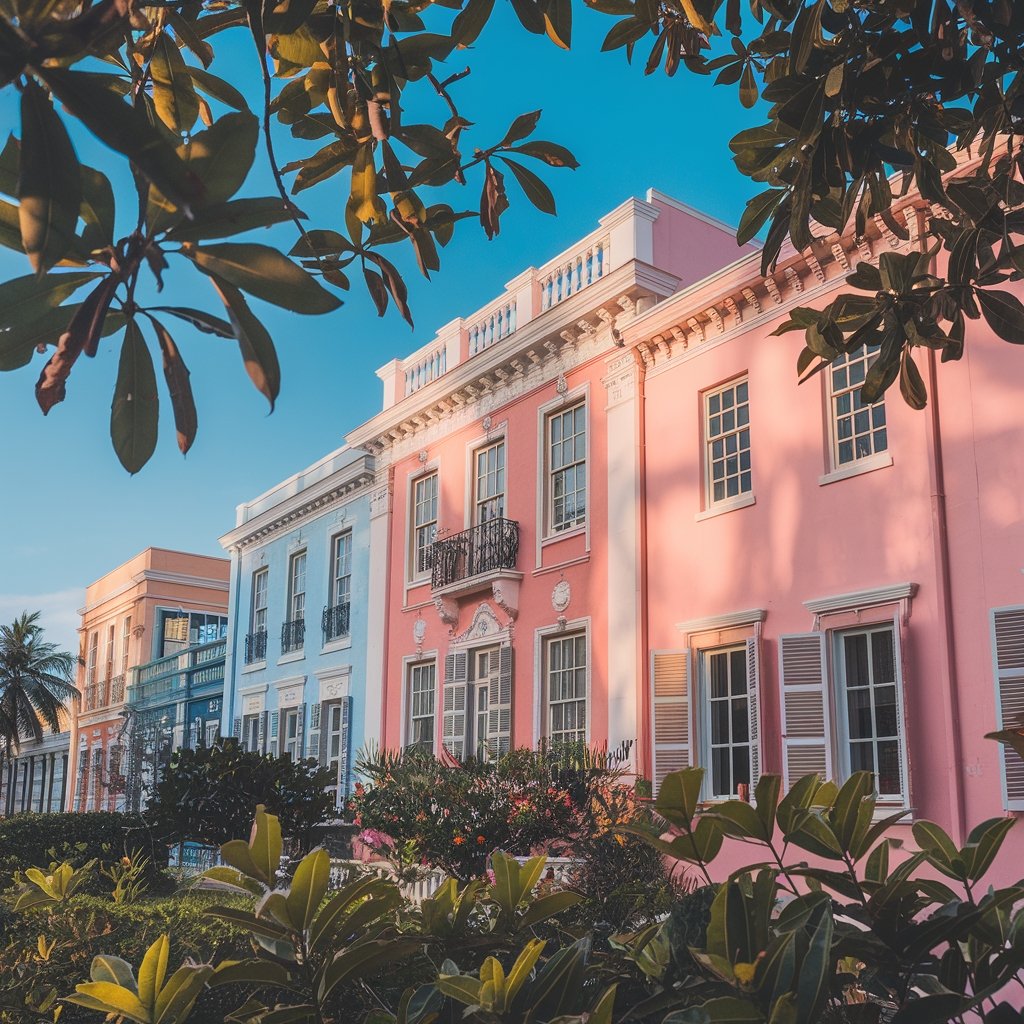 Parliament Square and Downtown Nassau Architecture