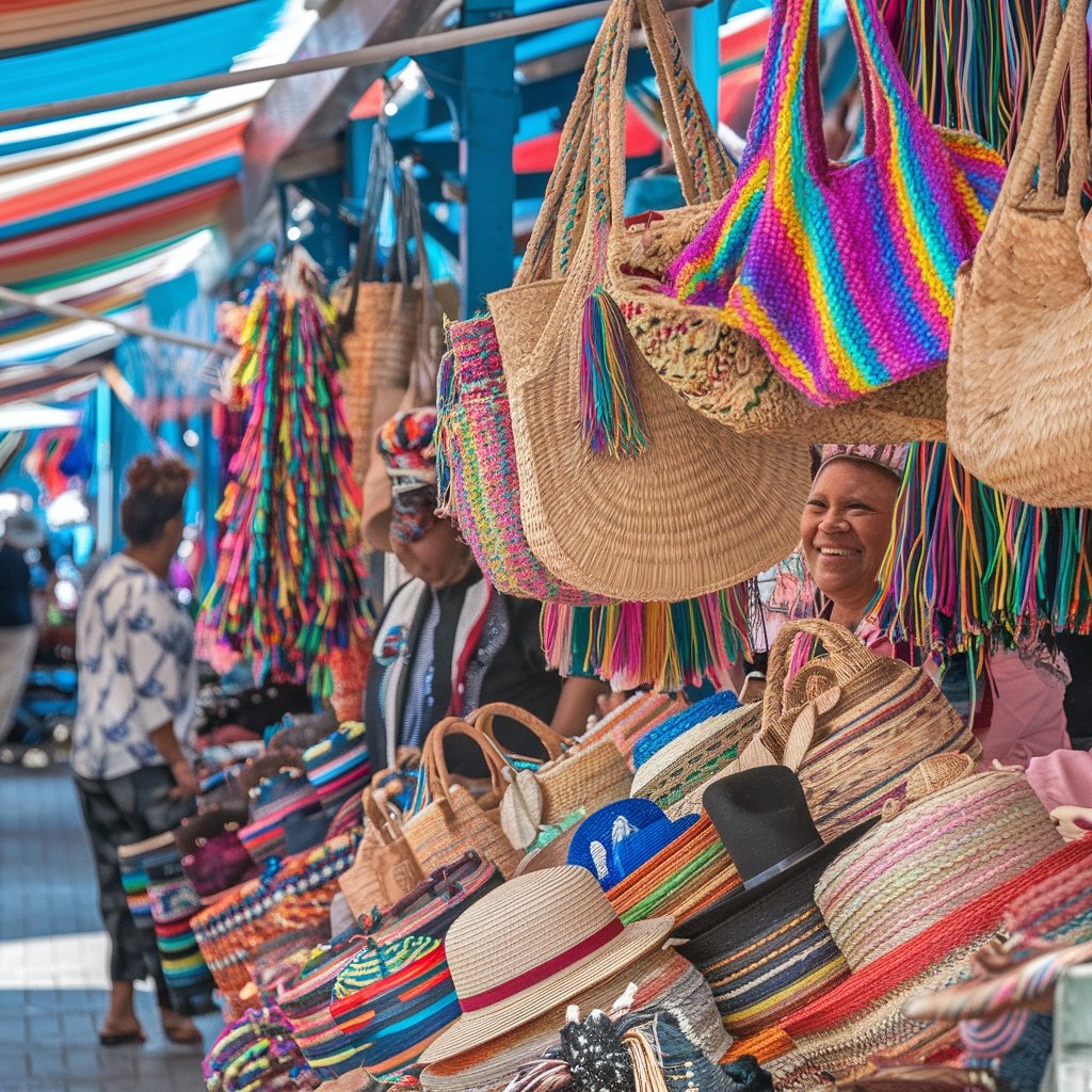 The Vibrant Straw Market Experience