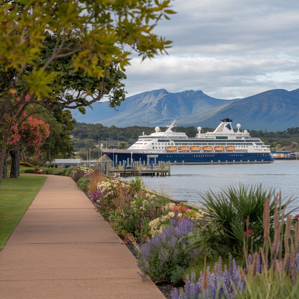 strolls along harbor area