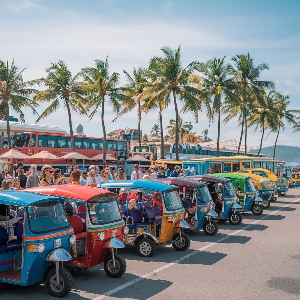 transportation options from port