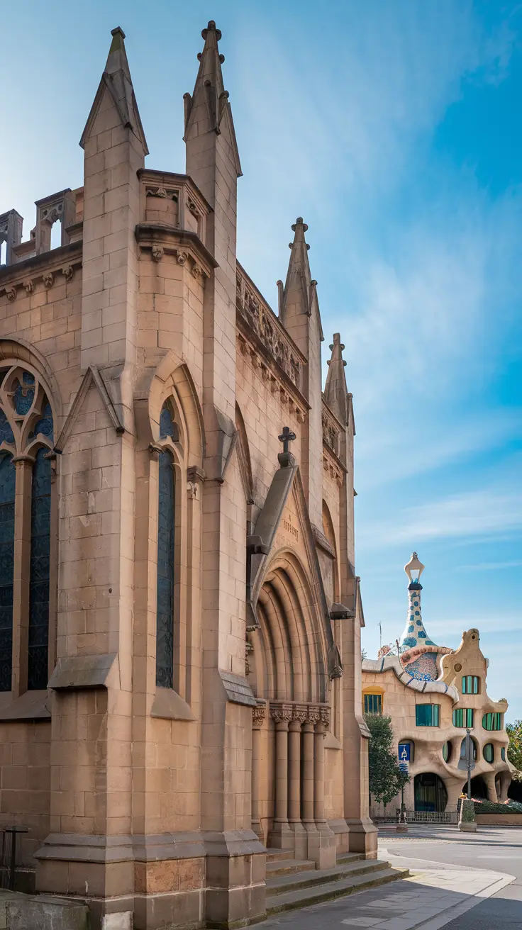 A route that winds from the ancient Gothic Quarter to Gaudí’s modernist masterpieces on Passeig de Gràcia, showcasing architectural contrasts.
