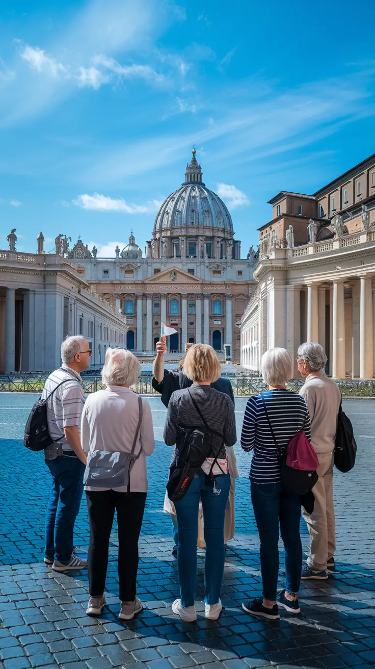 Opt for smaller shore excursions with exclusive Vatican access to save time and enrich your visit with expert guides.