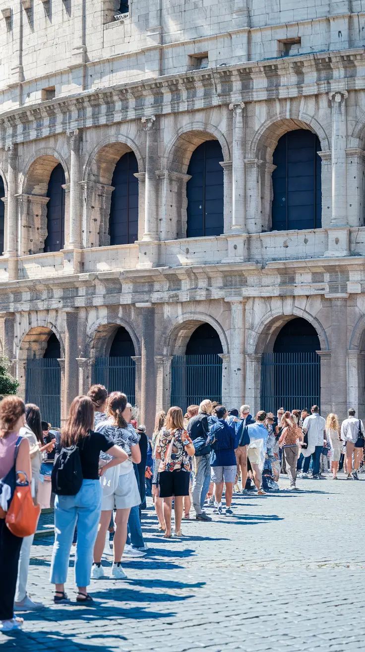 Popular sites like the Colosseum and Vatican have long entry lines, wasting precious time. Booking skip-the-line tickets or small-group guided tours helps maximize sightseeing and avoid delays.