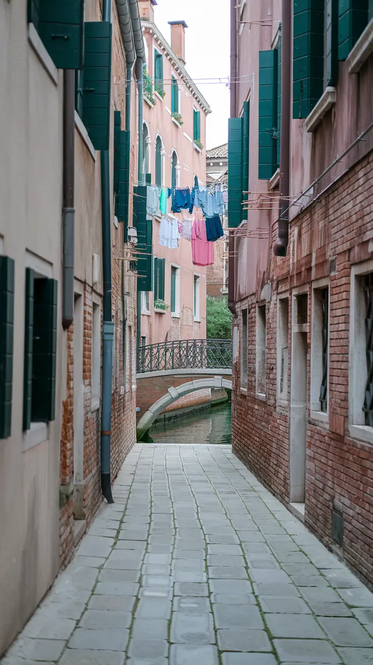 Wandering Venice’s quiet backstreets at dawn reveals intimate moments, hidden squares, and old-world charm, perfect for unplanned discoveries.