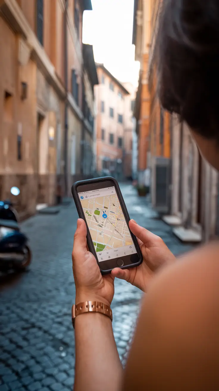 Rome’s narrow streets and weak signal can make navigation tricky, so download offline maps for reliability. Pre-saving destinations helps you stay efficient and oriented while exploring.