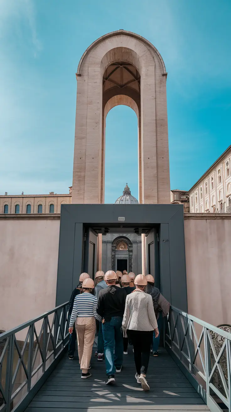 A hidden exit from the Sistine Chapel to St. Peter’s Basilica is available to guided tours, helping you skip another long security line.