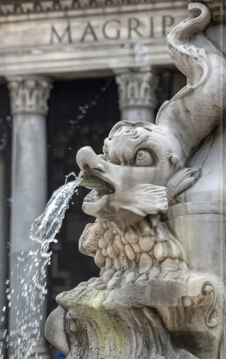 Fontana del Pantheon in Rome