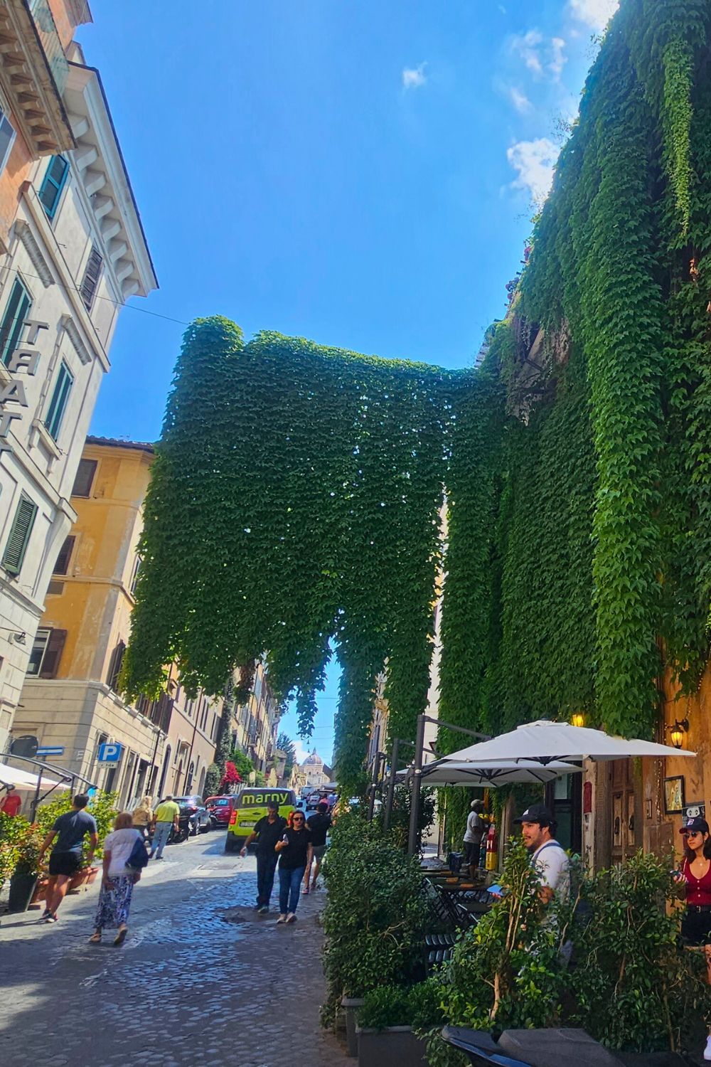Via Margutta street in Rome