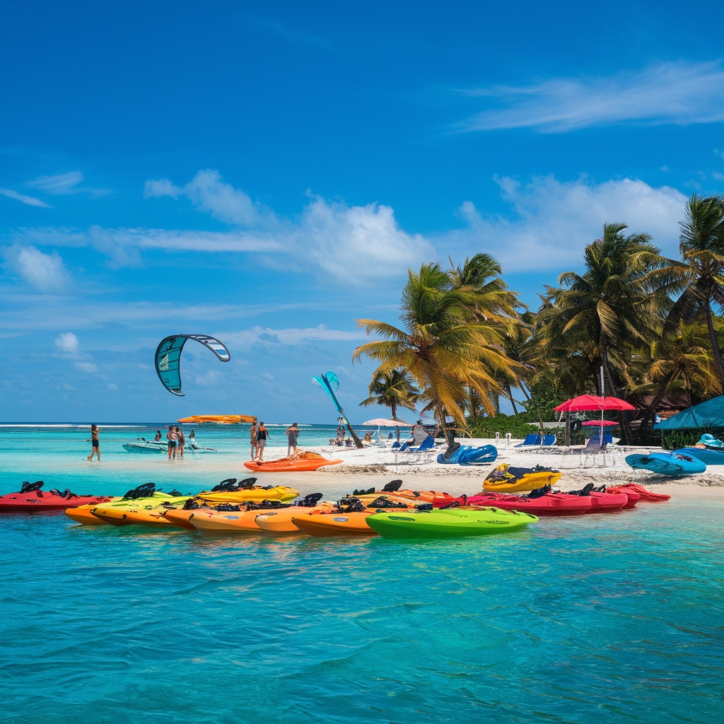 beach fun and relaxation