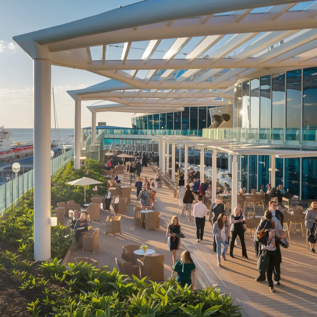 impressive terminal with amenities