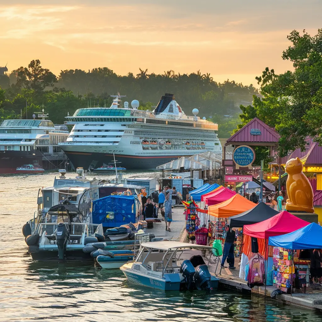 kuching cruise ship information