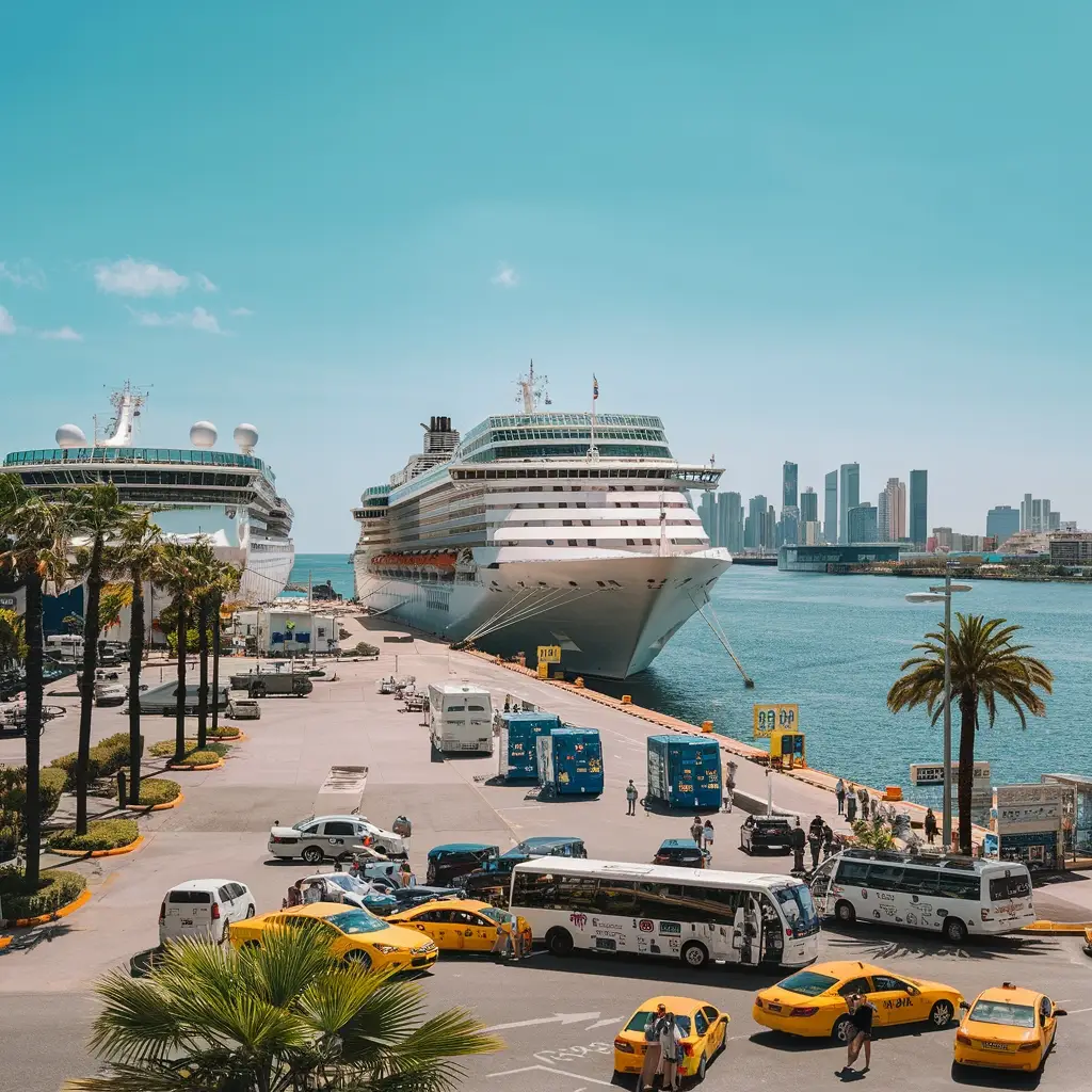 transportation options from port