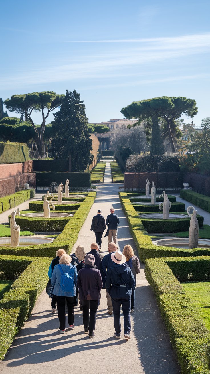 This ticket includes a guided garden tour and grants entry to the museums through a shortcut, bypassing the main entrance line.