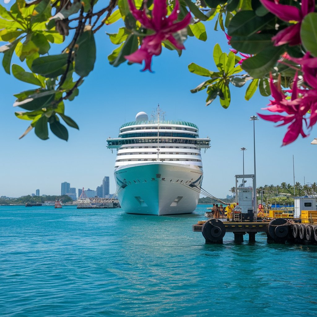 docking at queen elizabeth