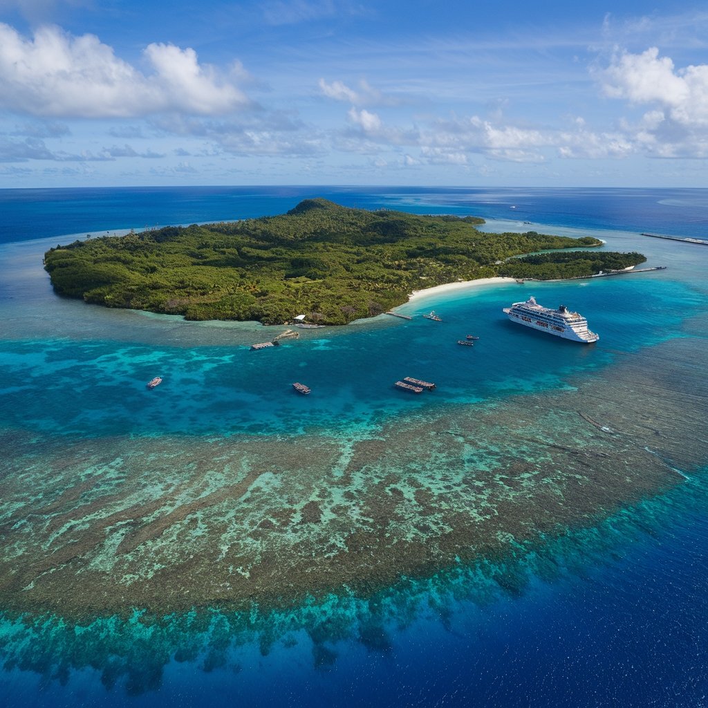 fanning island cruise port