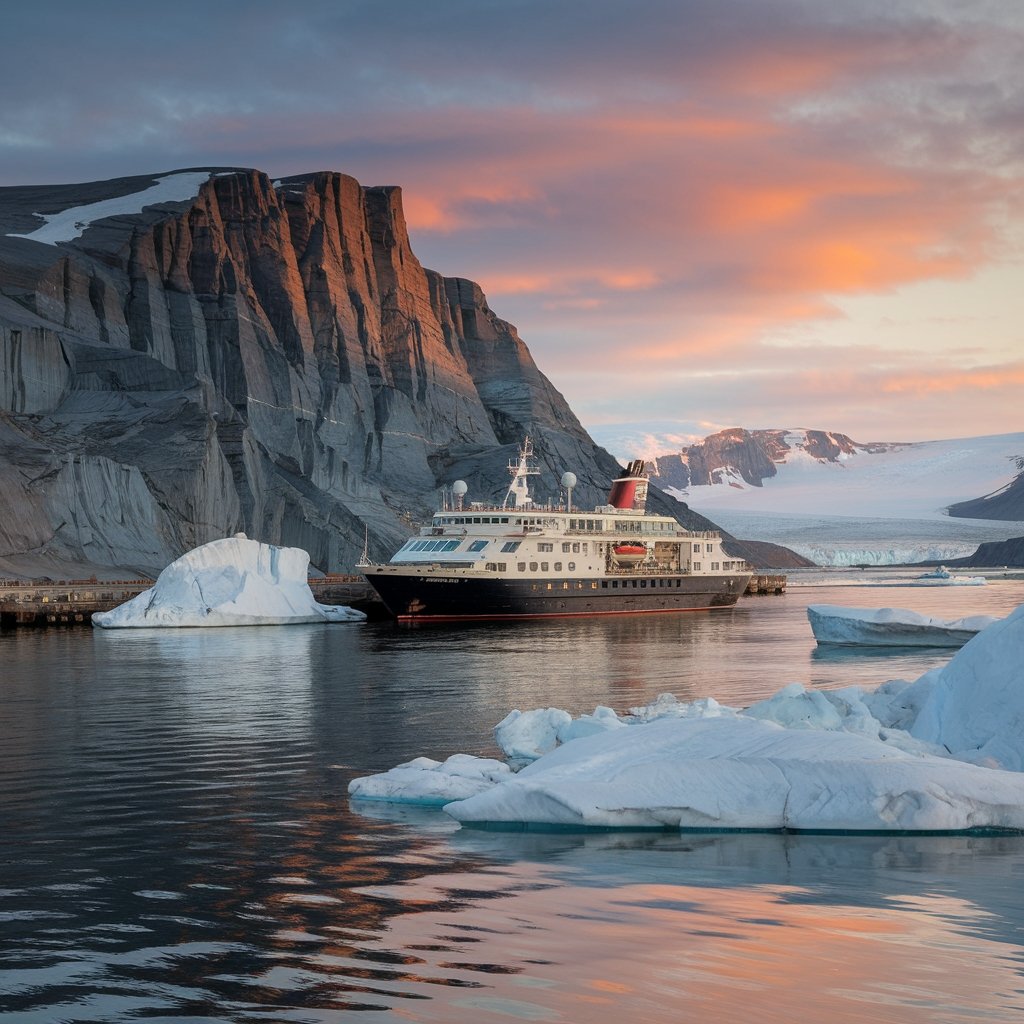 remote arctic island destination
