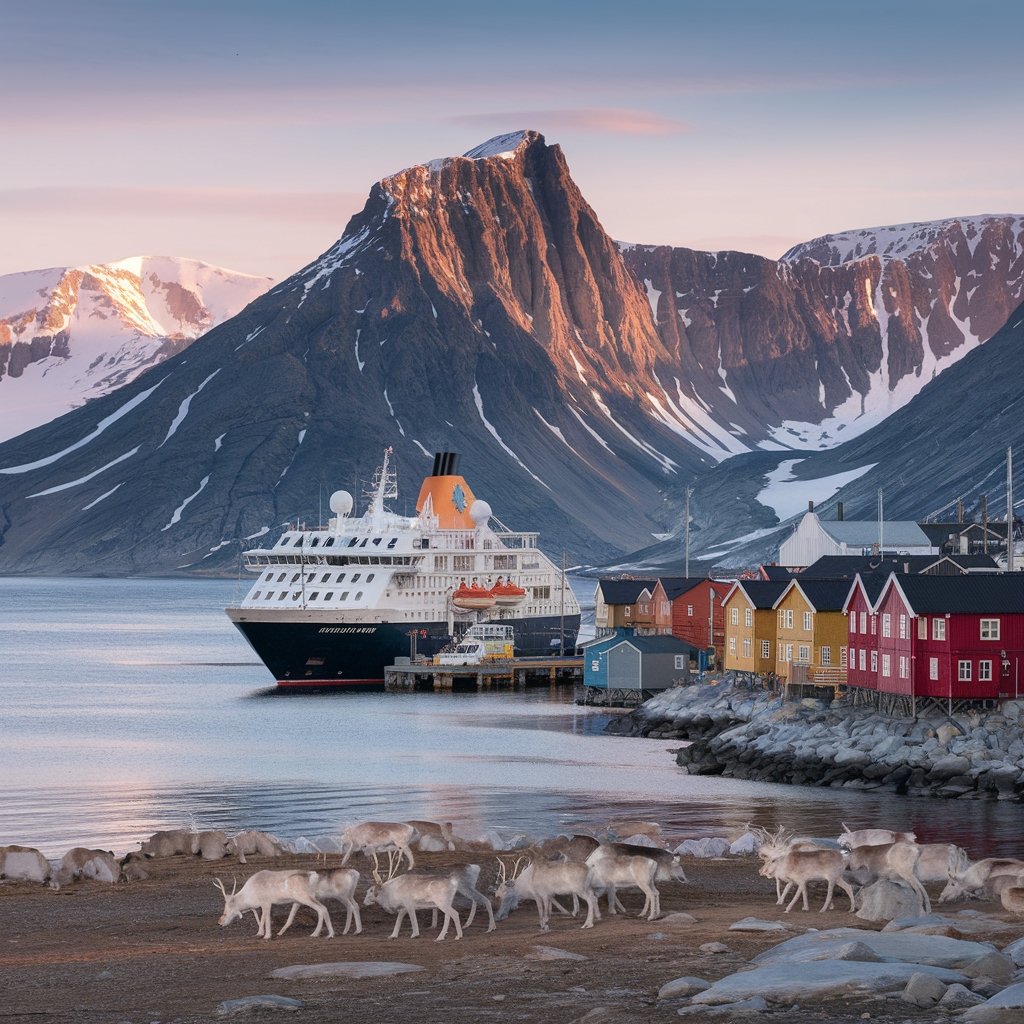 remote arctic town norway