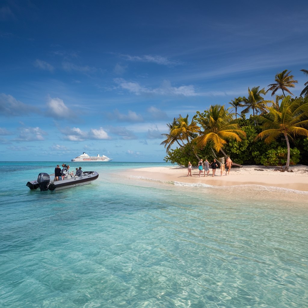 tender boat beach landing
