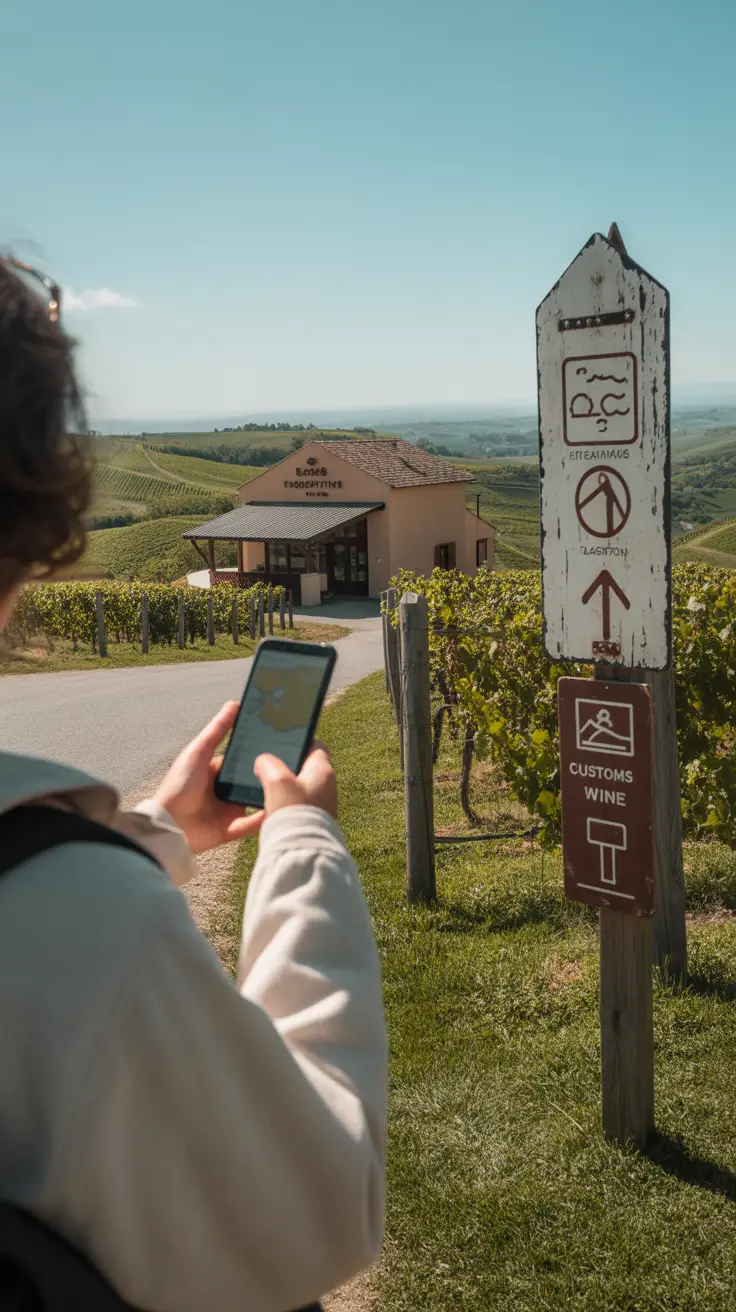 Shares insider advice such as visiting the wine cooperative, downloading offline maps, preparing for variable weather, and understanding local customs.