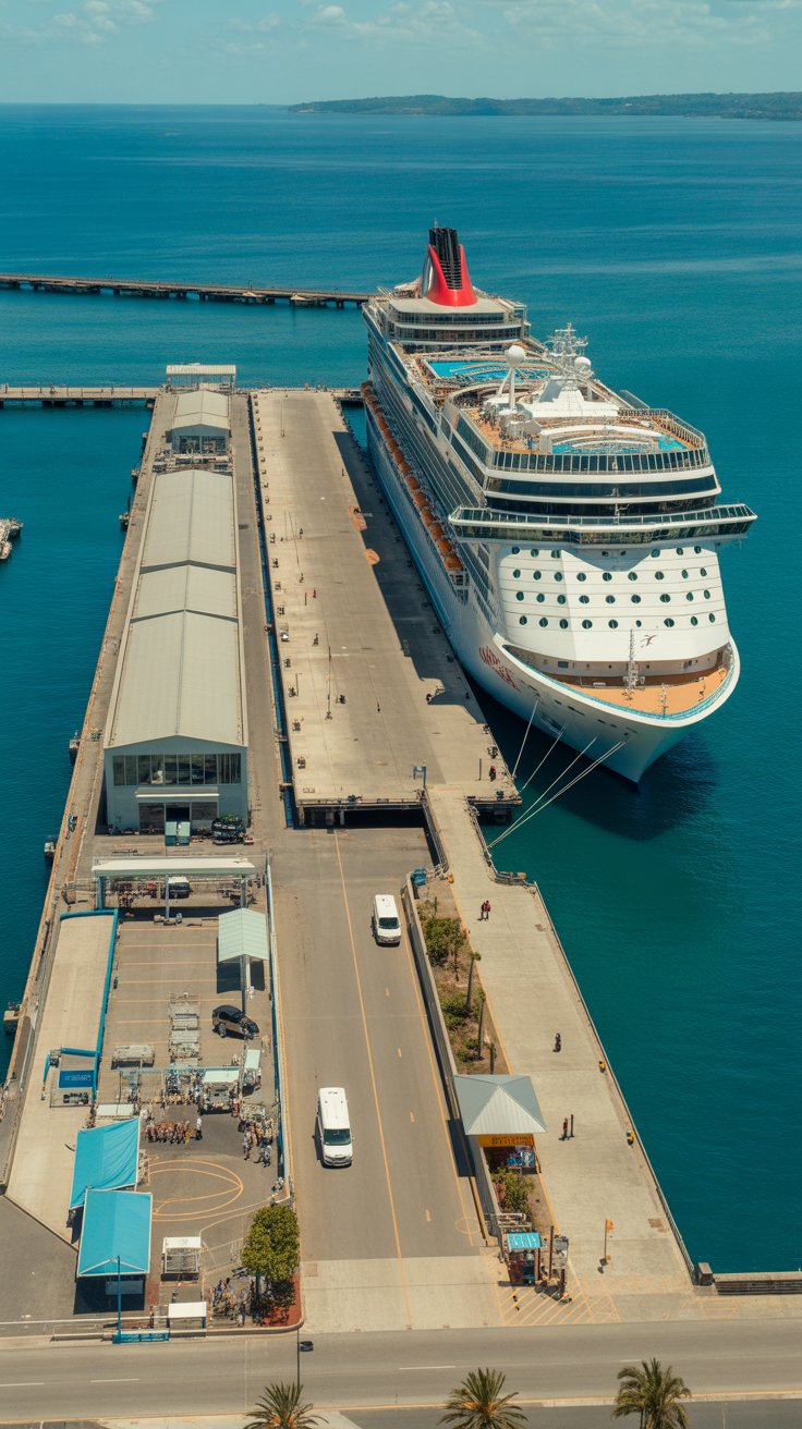 Compares the two main terminals—King's Wharf and Heritage Wharf—including available services, facilities, and recent updates.