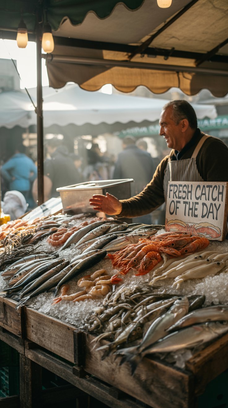 Explore Rialto Market Before the Fish Starts to Sell Out