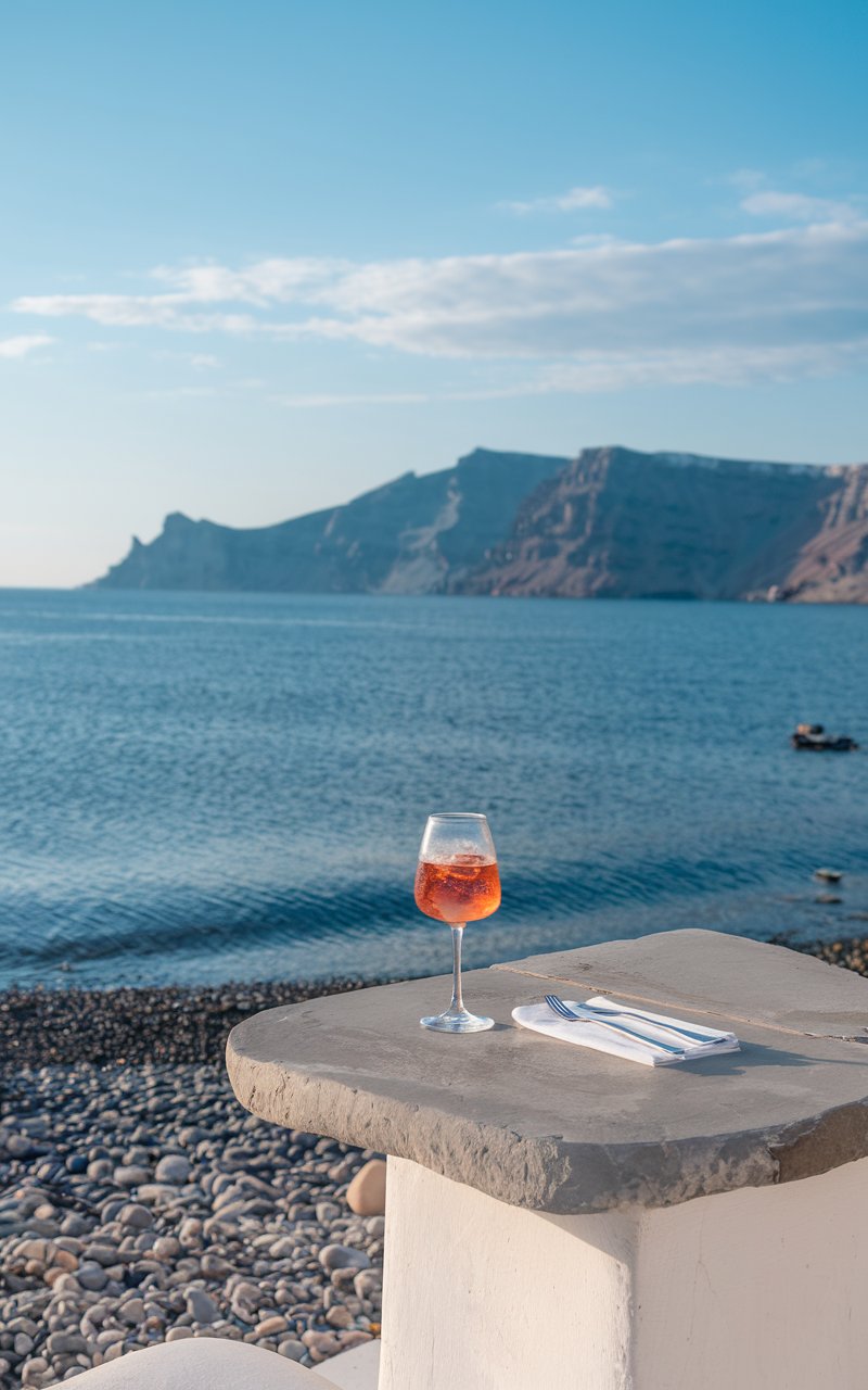 Katharos Beach in Santorini
