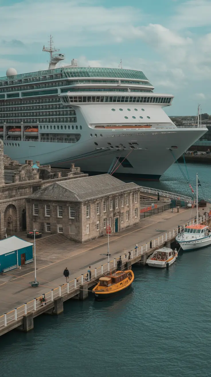 Highlights the Dockyard’s facilities, accessibility for large ships, and unique blend of historical preservation and modern amenities.