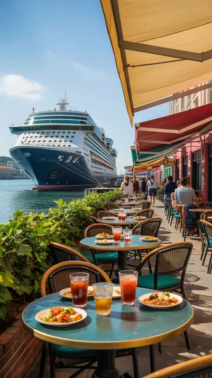 dining options near port