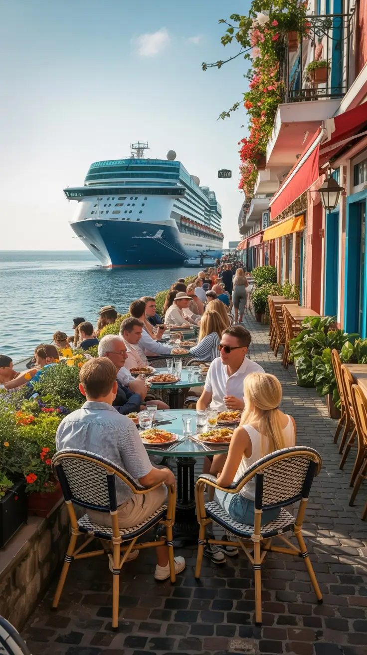dining options near port
