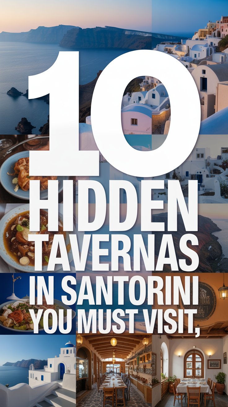 10 Hidden Tavernas in Santorini You Must Visit
