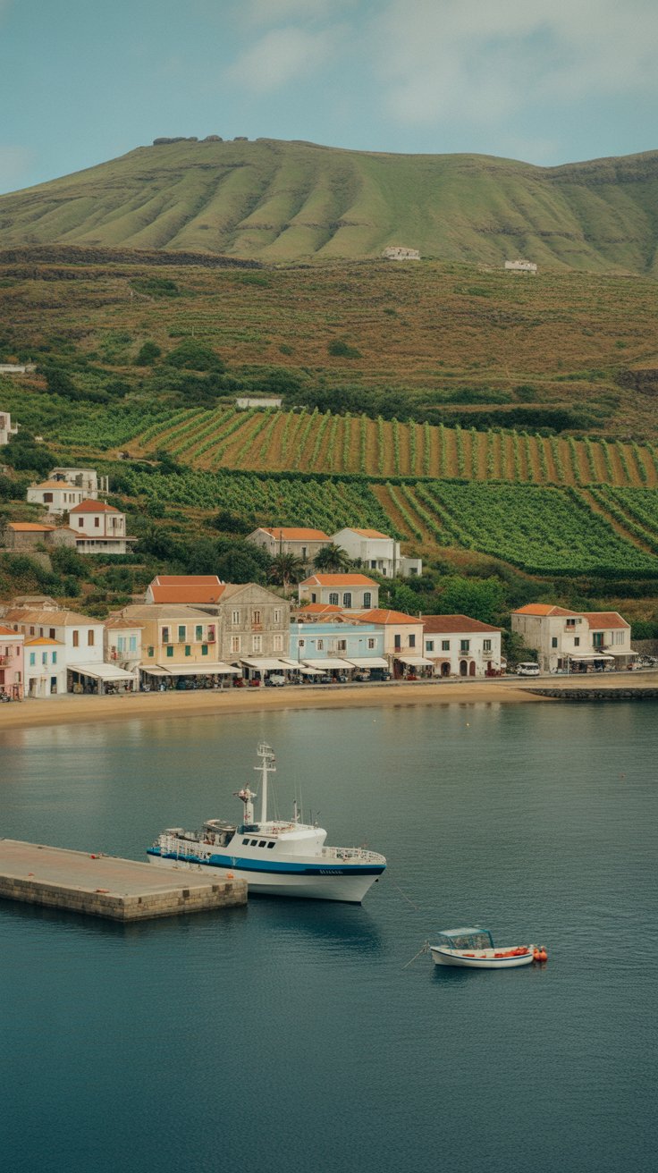 Highlights Vila do Porto's appeal as an intimate, authentic Azorean port offering golden beaches, volcanic scenery, vineyards, and a crowd-free experience.