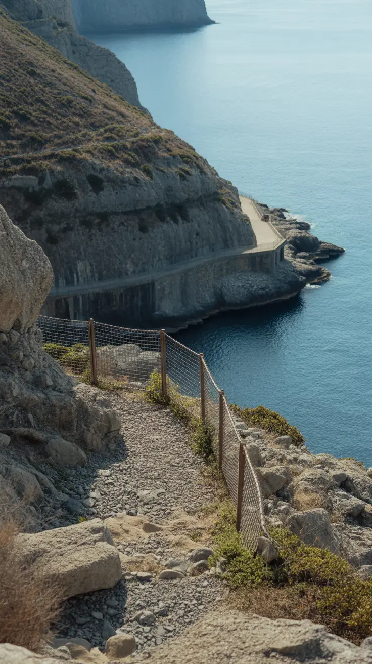 Cinque Terre Hike That Changed Everything — bold white text in thick, distinctive lettering set prominently over a large dark-colored box, surrounded by a vibrant collage of realistic images capturing the scenic beauty and transformative experience of a hike through Cinque Terre.