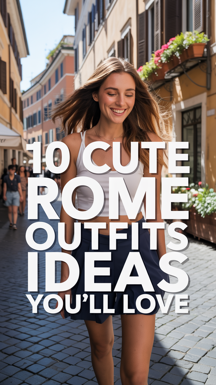 10 Cute Rome Outfits Ideas You'll Love