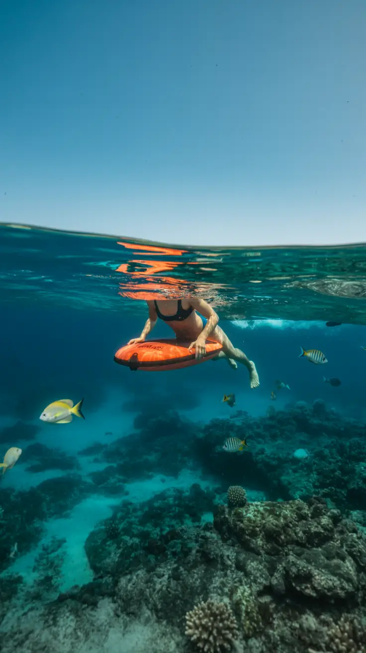 A vibrant lifestyle advertisement showcasing the allure of Aruba with a sweeping aerial view of turquoise waters gently lapping against a pristine white-sand beach, featuring a luxury catamaran sailing toward a cluster of palm-fringed islands. The scene is bathed in golden sunlight, creating a warm and inviting atmosphere, while a diverse group of smiling tourists enjoy various excursions, suggesting both adventure and relaxation.