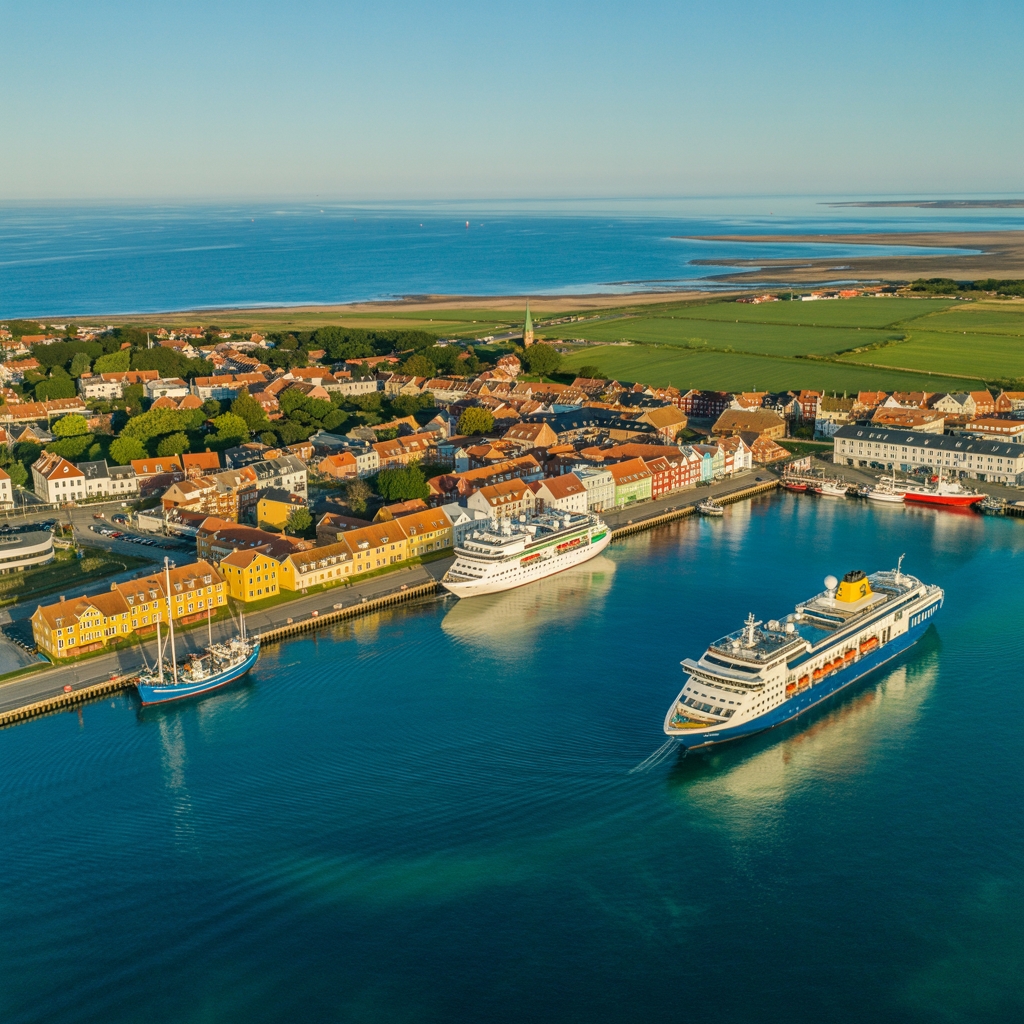 authentic danish fishing port