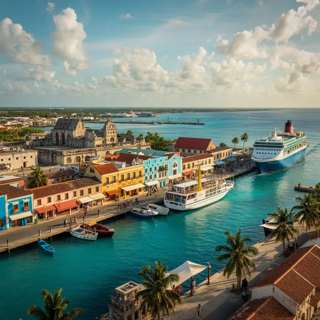 cozumel port s humble beginnings
