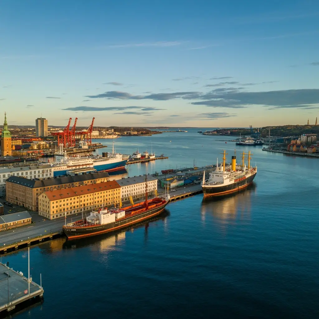 malm port s historical evolution