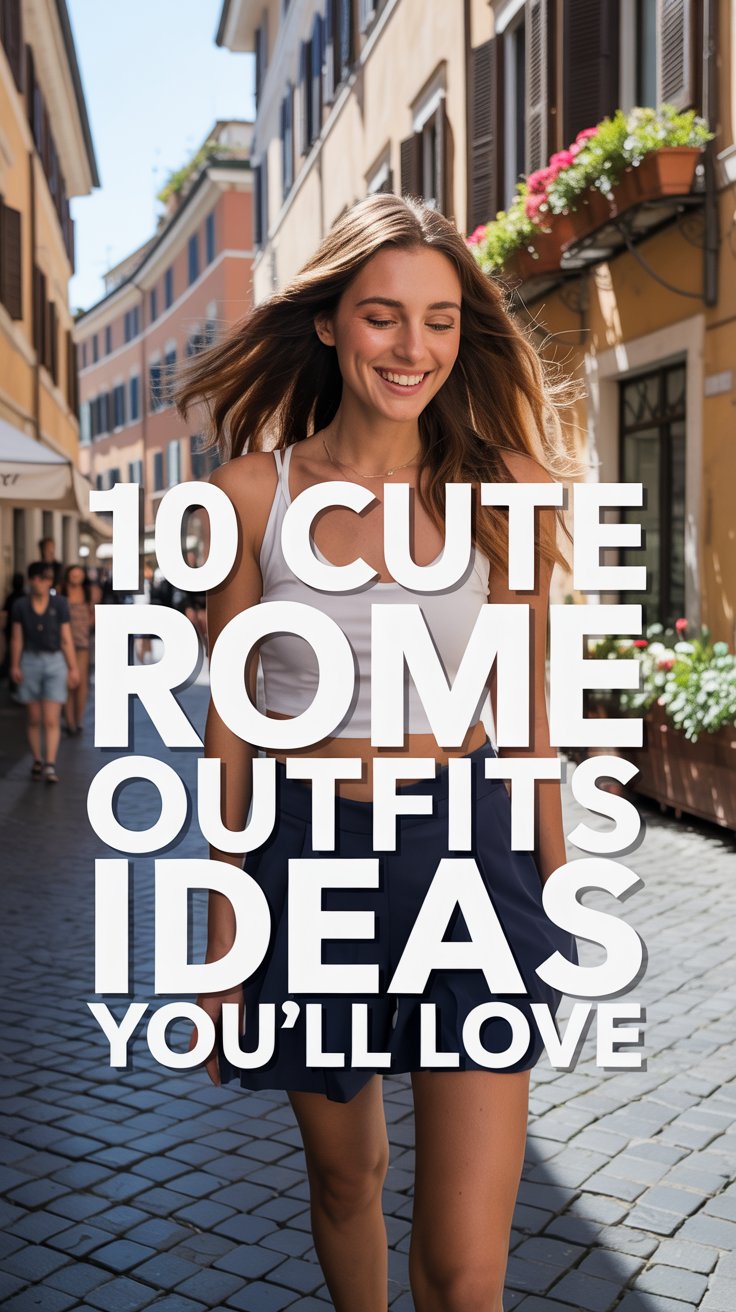 10 Cute Rome Outfits Ideas You'll Love
