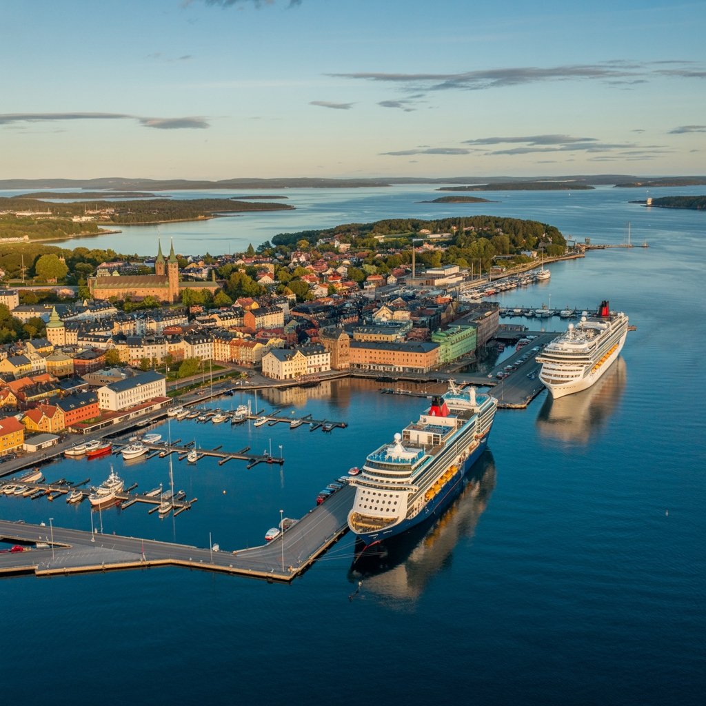 charming historical swedish port