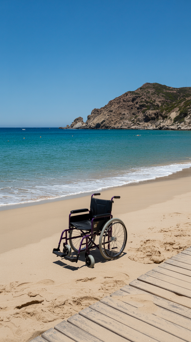 Beach Conditions Paradise with Obstacles